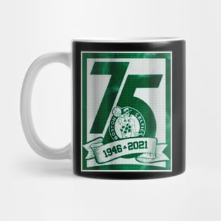 75th boston celtics  1946-2021 Mug